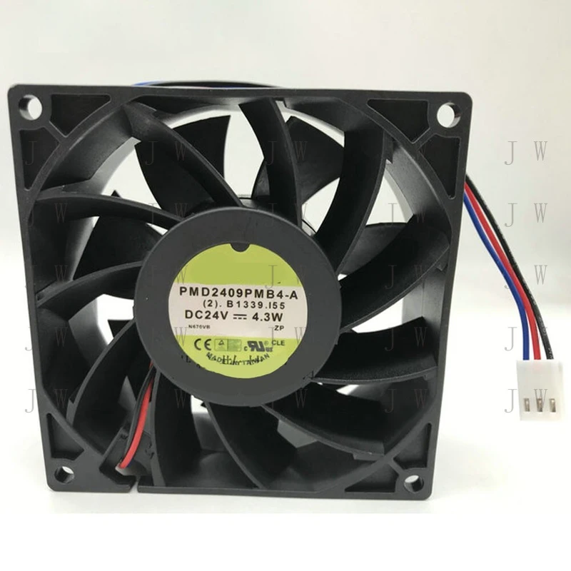 DDW  For PMD2409PMB4-A 24V 4.3W 90*90*38mm Inverter Cooling Fan 3pin