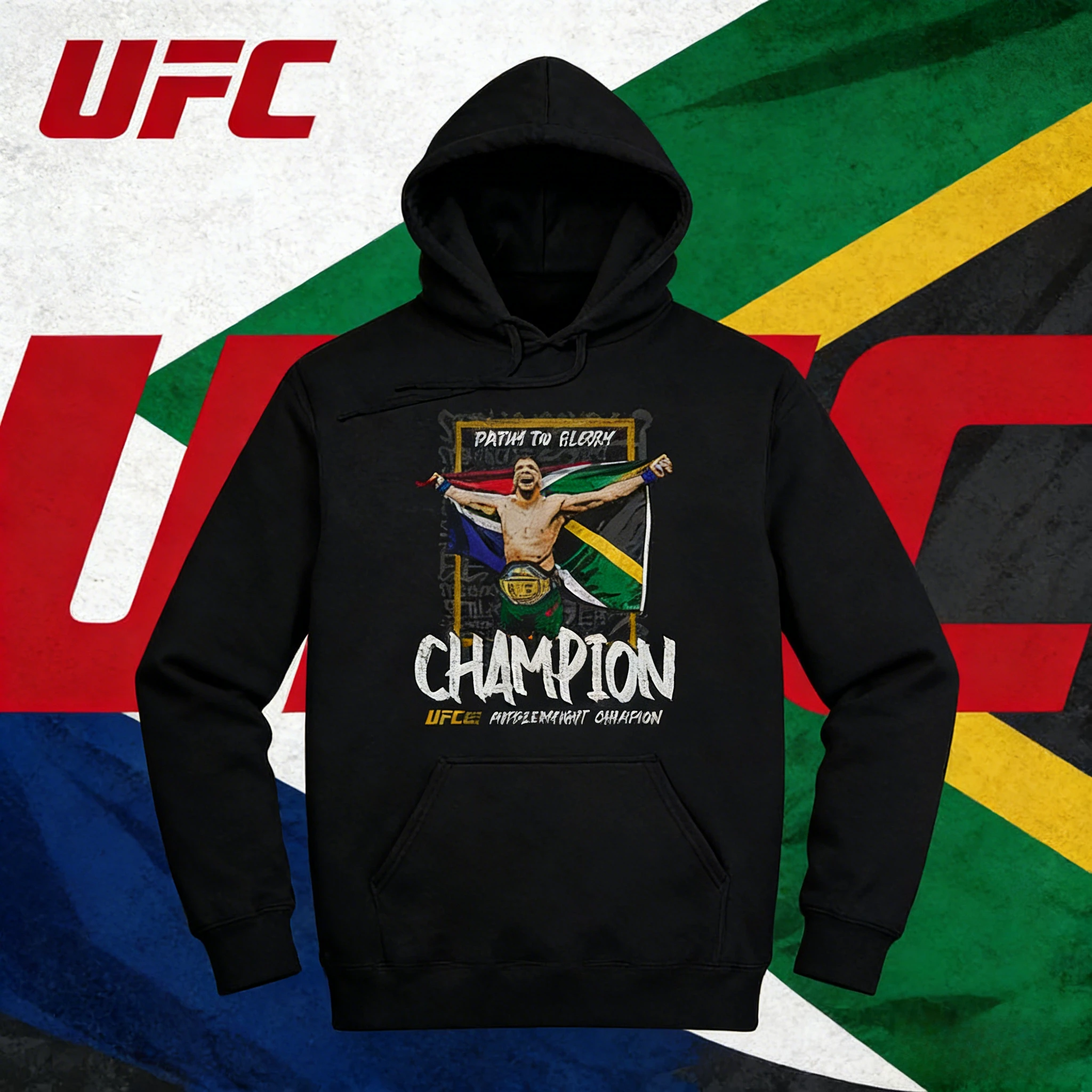 UFC Lightweight Champion Demian Maya-Themen-Hoodie 2025–26 Herbst/Winter-Hoodie aus reiner Baumwolle, geeignet für Männer und Frauen