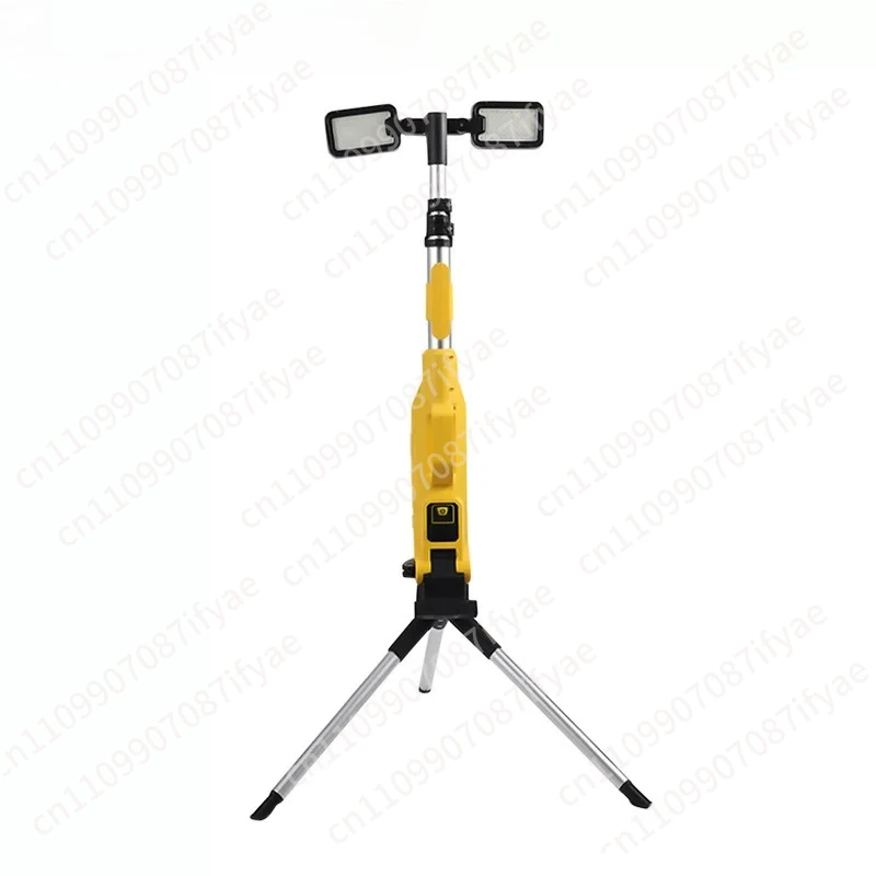 Portable Standing Tripod Charging Work Light, Rotatable Adjustable Folding Work Light, Maintenance Light