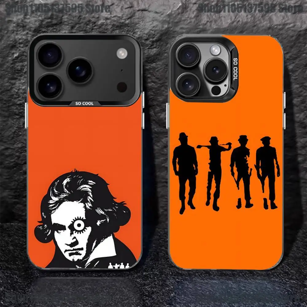 

A C-Clockwork O-Orange Phone Case For iPhone 17,16,15,14,13,12,11,Pro,XS,Max,Plus,Mini,SE4,E Black Matte Shockproof Cover