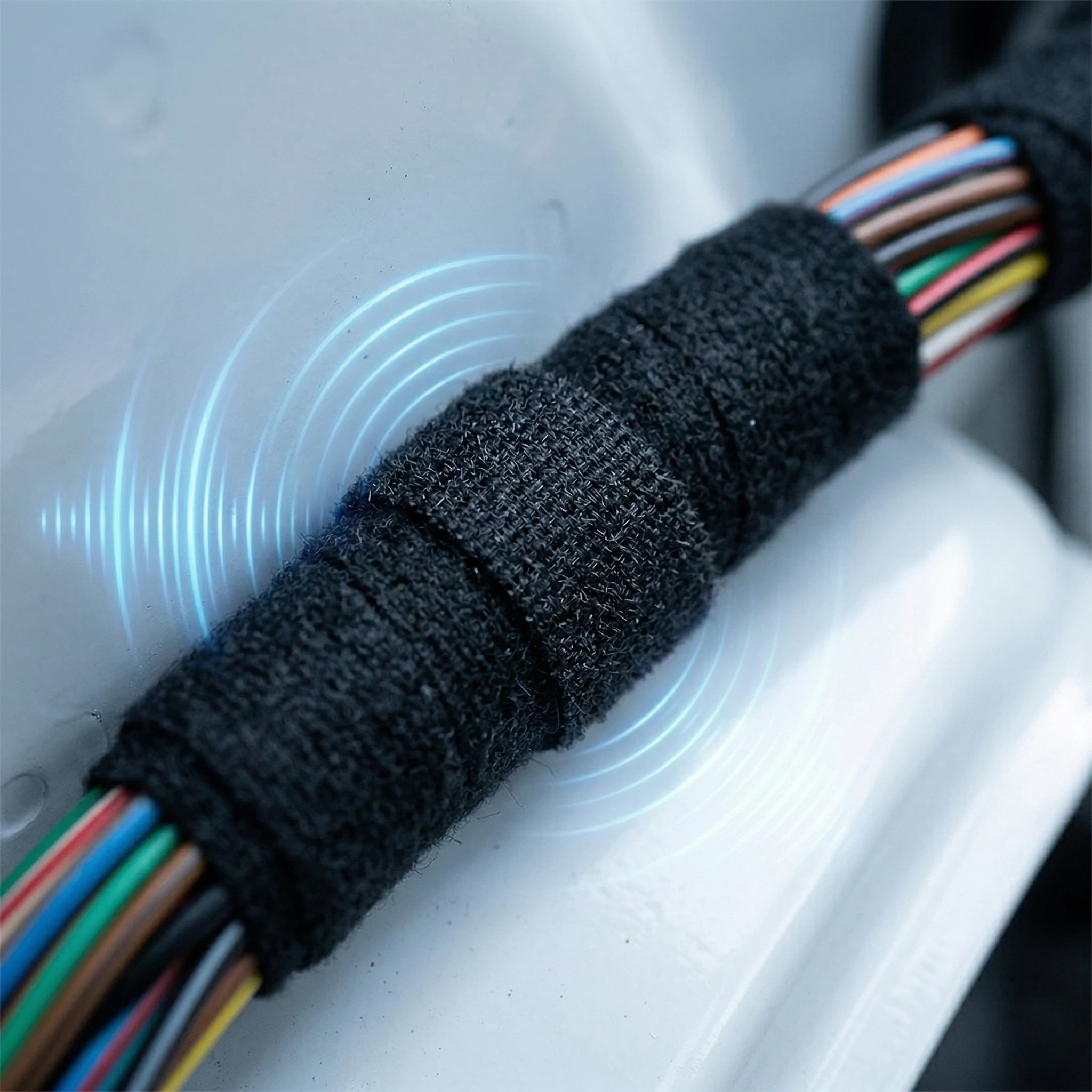 A Roll Adhesive Cloth Fabric Tape Cable Looms Wiring Harness For Car Auto Black Wiring Harness