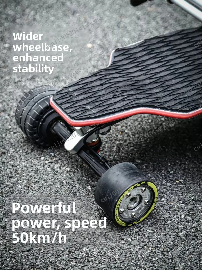 Four Wheels Outdoor Riding Scooter Portable Adult Travel Tool with Detachable Seat