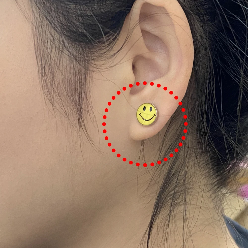 12 Pair/Lot Random Mix Earring  6/8/10mm Round Crystal Rhinestone Women Mens Magnet  Stud Ear Clip Fashion No Piercing Jewelry