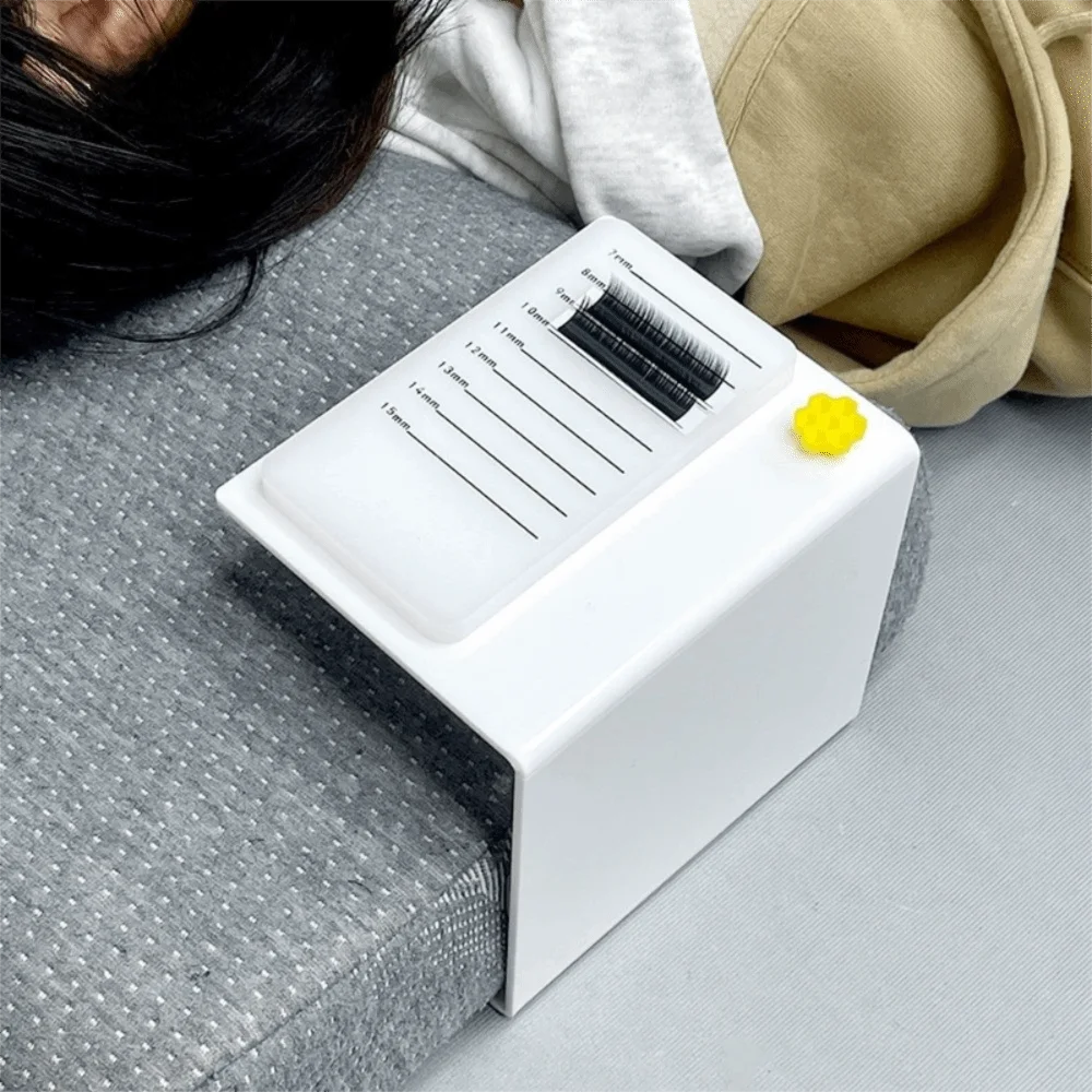 Professional Eyelash Pillow Console Portable Acrylic Eyelash Extension Pillow Reusable Eyelash Extension Stand Makeup Station