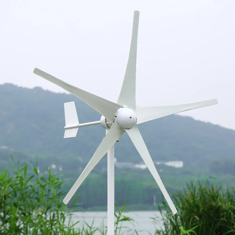 Real Efficiency Free Energy Windmill 5kw 6kw 12v 24v 48v Vertical Axis Permanent Maglev Wind Turbine With 220v Output Inverter