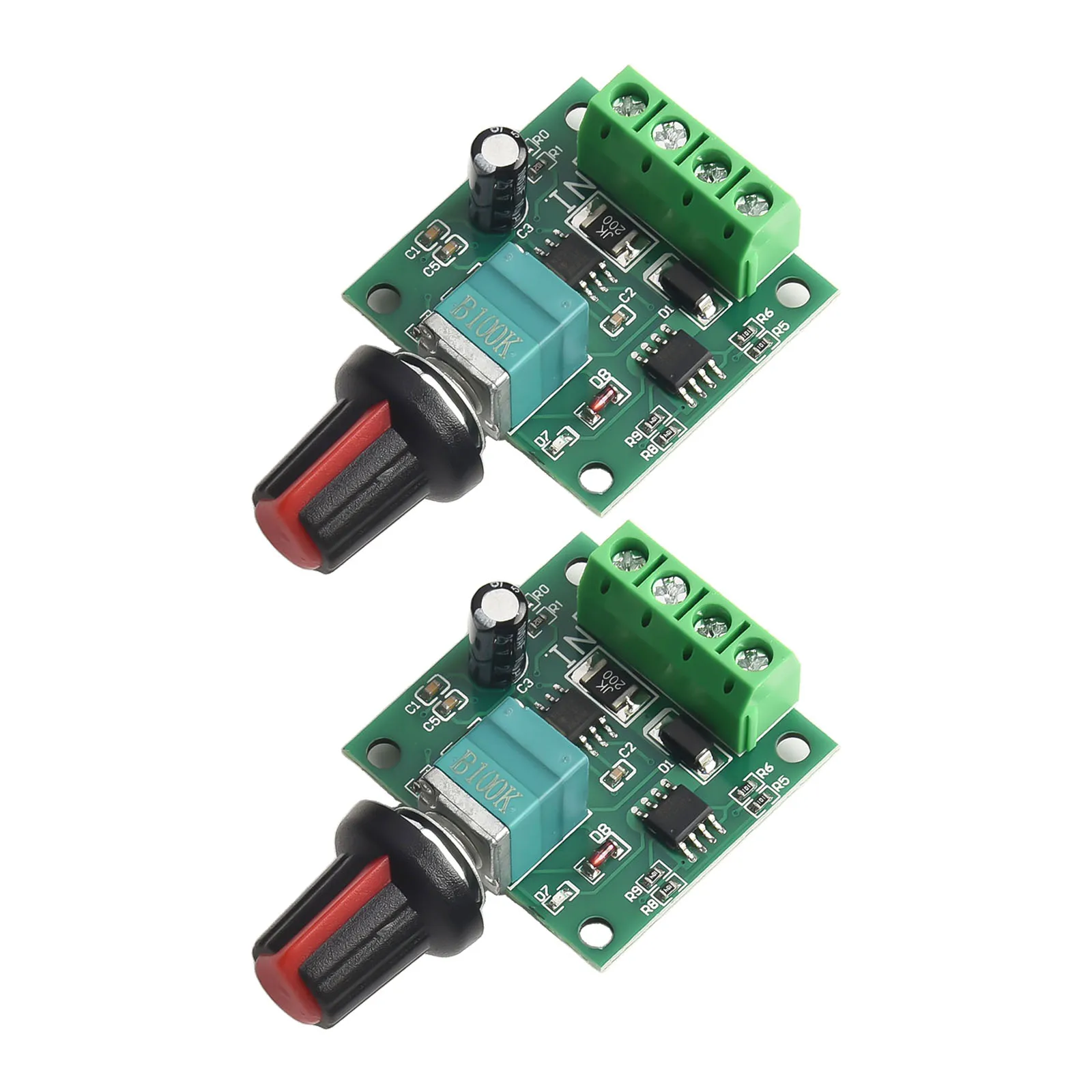 2A Motor Speed Controller DC Motor Speed Control For Motor Speed Regulation Power On Indicator Light Versatile