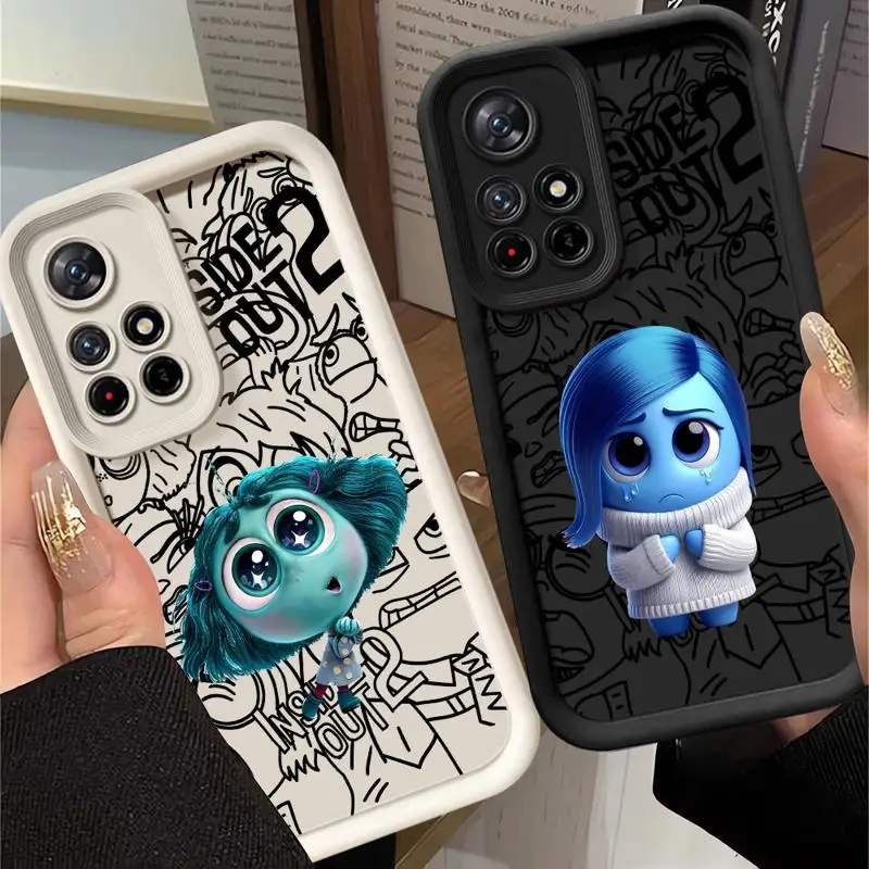 Funda de teléfono para Redmi note 10 5g 13c 11 13 pro 12s 11promax 12 10s 12pro stpu funda impermeable casos Disney Inside Out Vice Mente