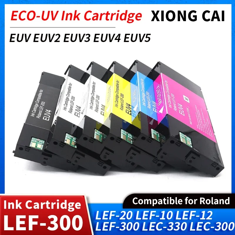 220ML ECO-UV EUV EUV2 EUV3 EUV4 EUV5 Ink Cartridge UV Ink For Roland LEF-20 LEF-10 LEF-12 LEF-300 LEC-330 LEC-300 LEC540 Printer