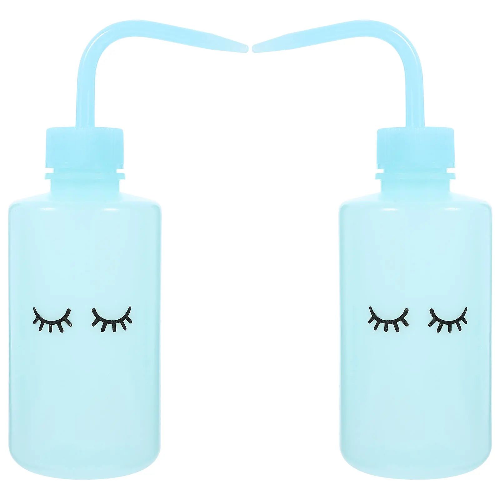 2 Stuks Lash Wasflessen Knijpflessen Wimperwasfles Smalle Tuit Wasfles Voor Lash Watering Wimperverlenging
