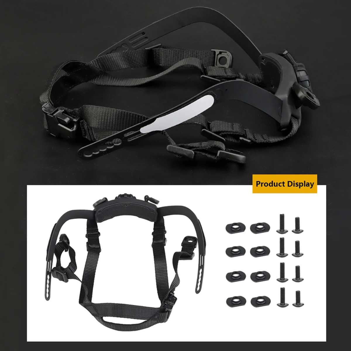 خوذة نظام التعليق الداخلي الرماية الصيد CS الخوذات قابل للتعديل قفل الرأس حزام الملحقات لخوذة سريعة SF عالية القطع #4