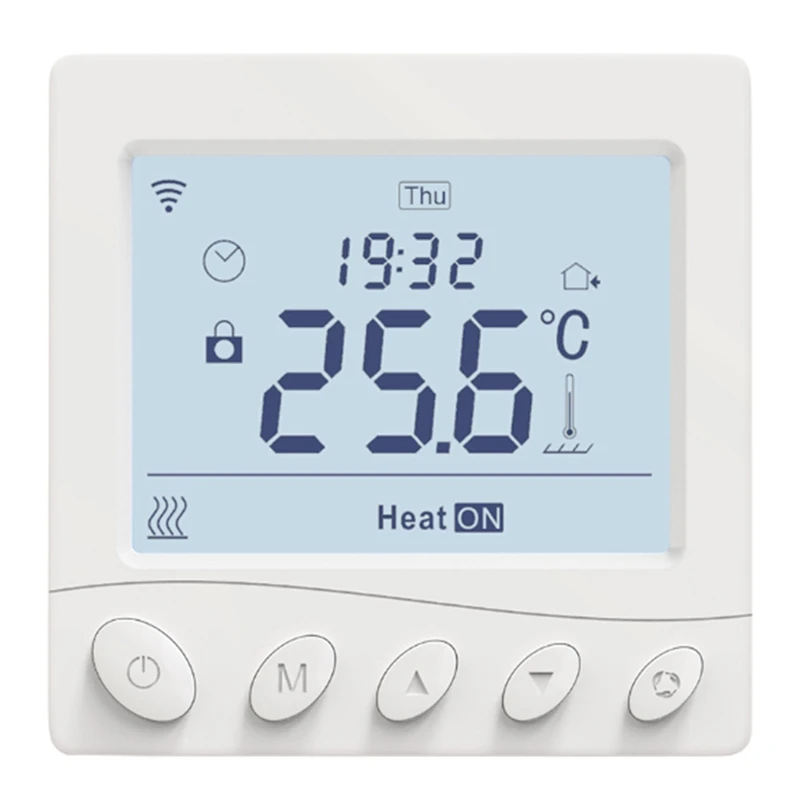 Wifi Thermostat อุณหภูมิห้อง Controller เครื่องทําความร้อนใต้พื้นแก๊ส App Control ทํางานร่วมกับ Home