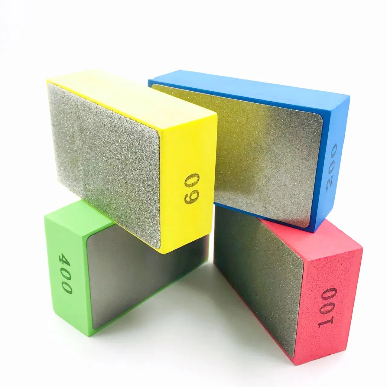 RSMXYO Diamant-Handpolierpads 95mmx58mm Fliesen-Glas-Schleifblock-Pad Stein Marmor Keramik Schleifscheibe – Detail 9