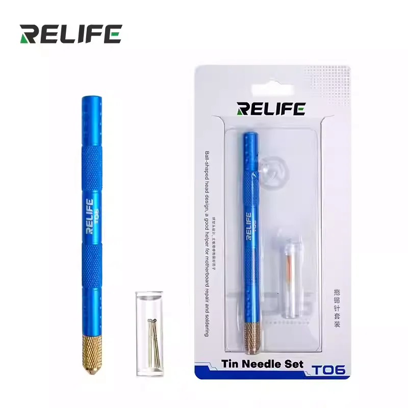 RELIFE TO6 Desoldering Needle Set Special for Motherboard Repair BGA Chip Desoldering