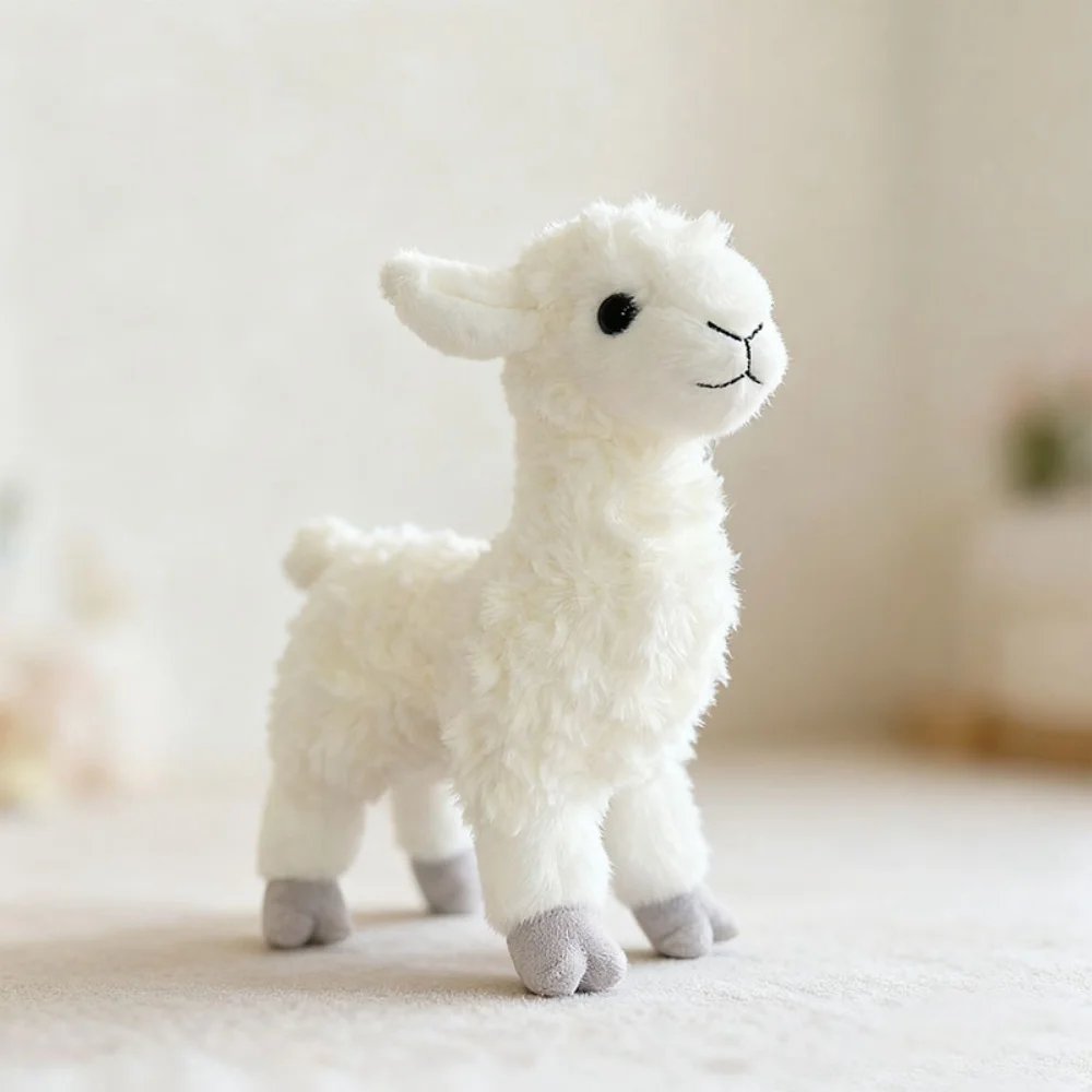 Levensechte Alpaca Knuffel Zachte Cartoon Lam Knuffels Pop Schattige Schapen Kussen Home Decor Verjaardagscadeautjes