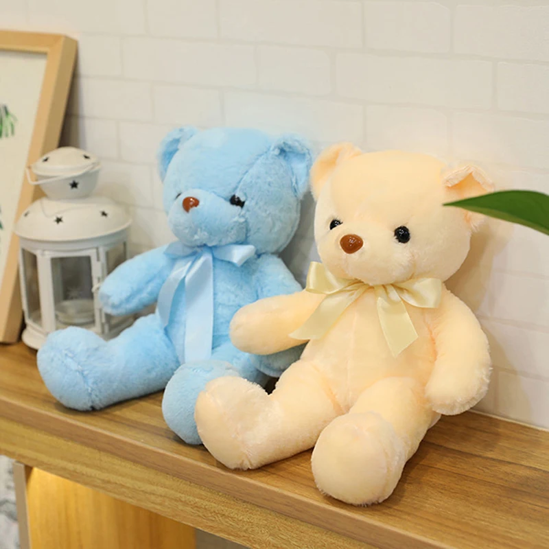 

Bear Plush Toys Stuffed Teddy Bear Soft Bear Wedding Gifts Baby Toy Birthday Gift Child Kids 1pc