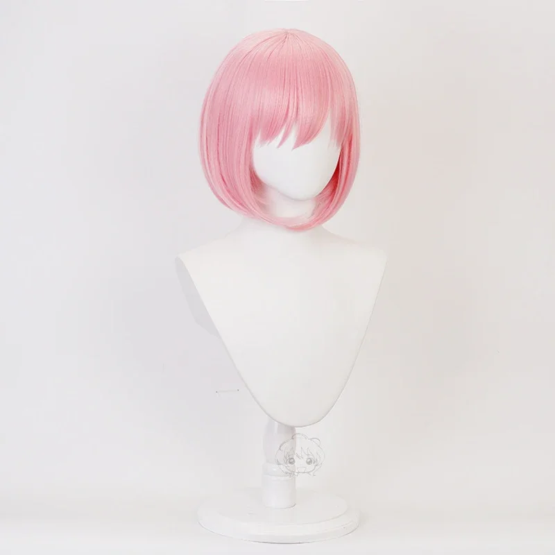 Game Princess Connect! Re:Dive Cosplay Wigs Kusano Yui Pink Synthetic Hair Anime role play Wig for Halloween Party + Wig Cap