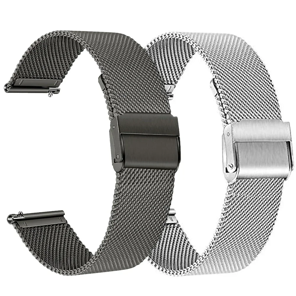 20 22mm Watchband For Xiaomi Watch 2 Pro Band Bracelet Belt For Mi Watch S3 S2 S1 Pro Amazfit GTR 4 2 GTS4 mini Metal Mesh Strap