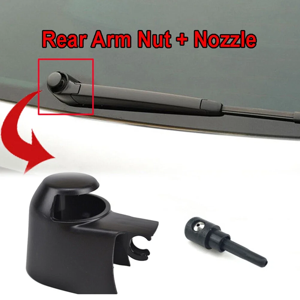 6q6955435d Rear Wiper Cover Replacement For Vw T5-T6-Golf Polo Caddy Tiguan Seat Skoda Rear Wiper Arm Cover Cap Automobiles Part