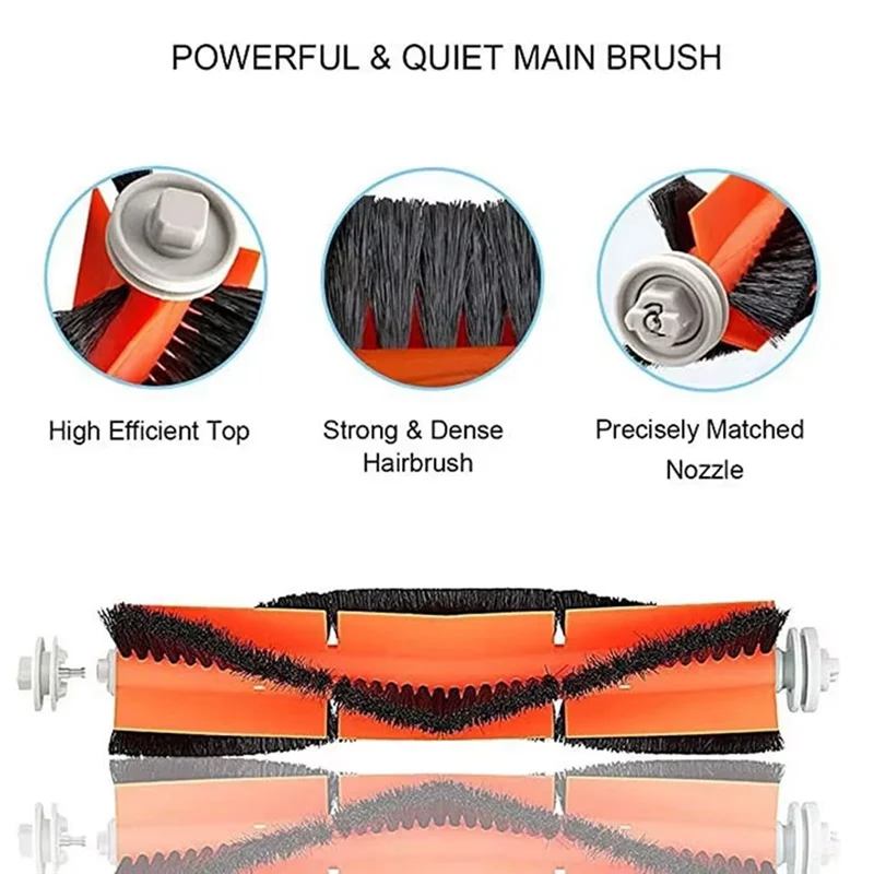 

B90B-For Dreame Sweeper Z10 Pro/L10 Plus Accessories Main Brush Side Brush Filter Cloth Replacement Accessories Brush