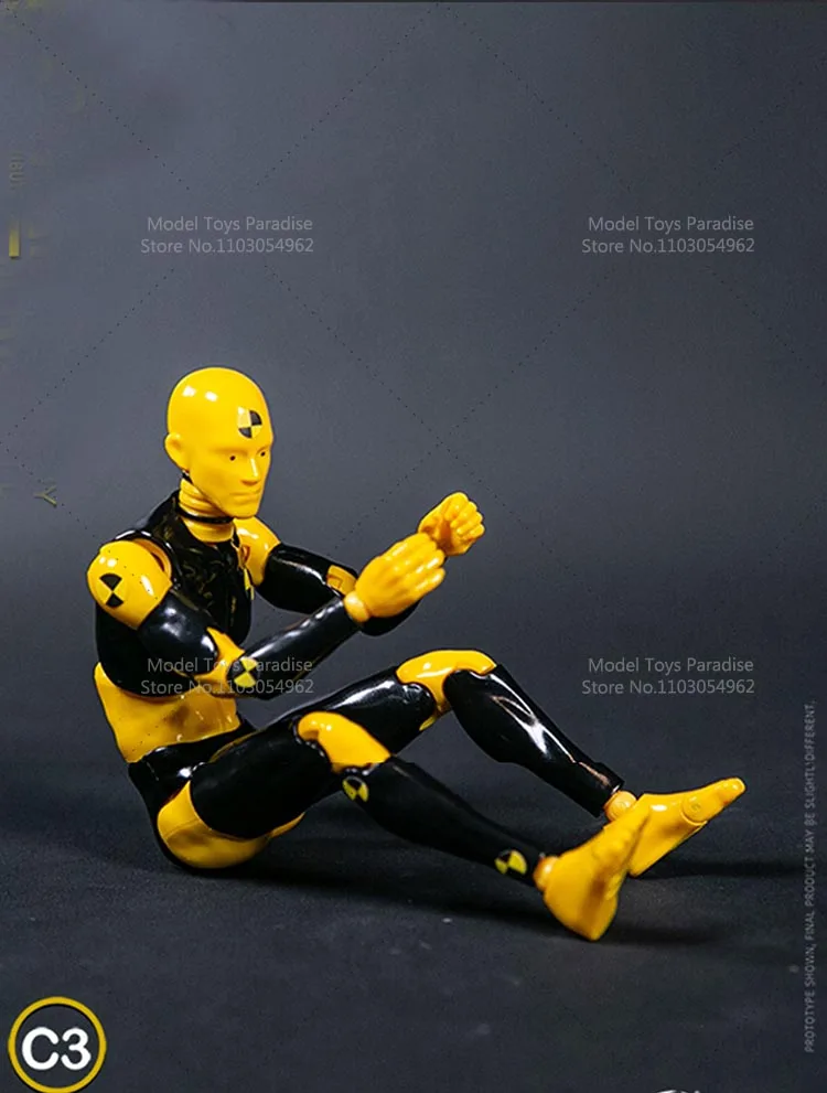 In Stock DAMTOYS DPS10 1/12 Men Soldier Test Person C3 Body Car Collision Dummy 6inch Action Figure Collection Body