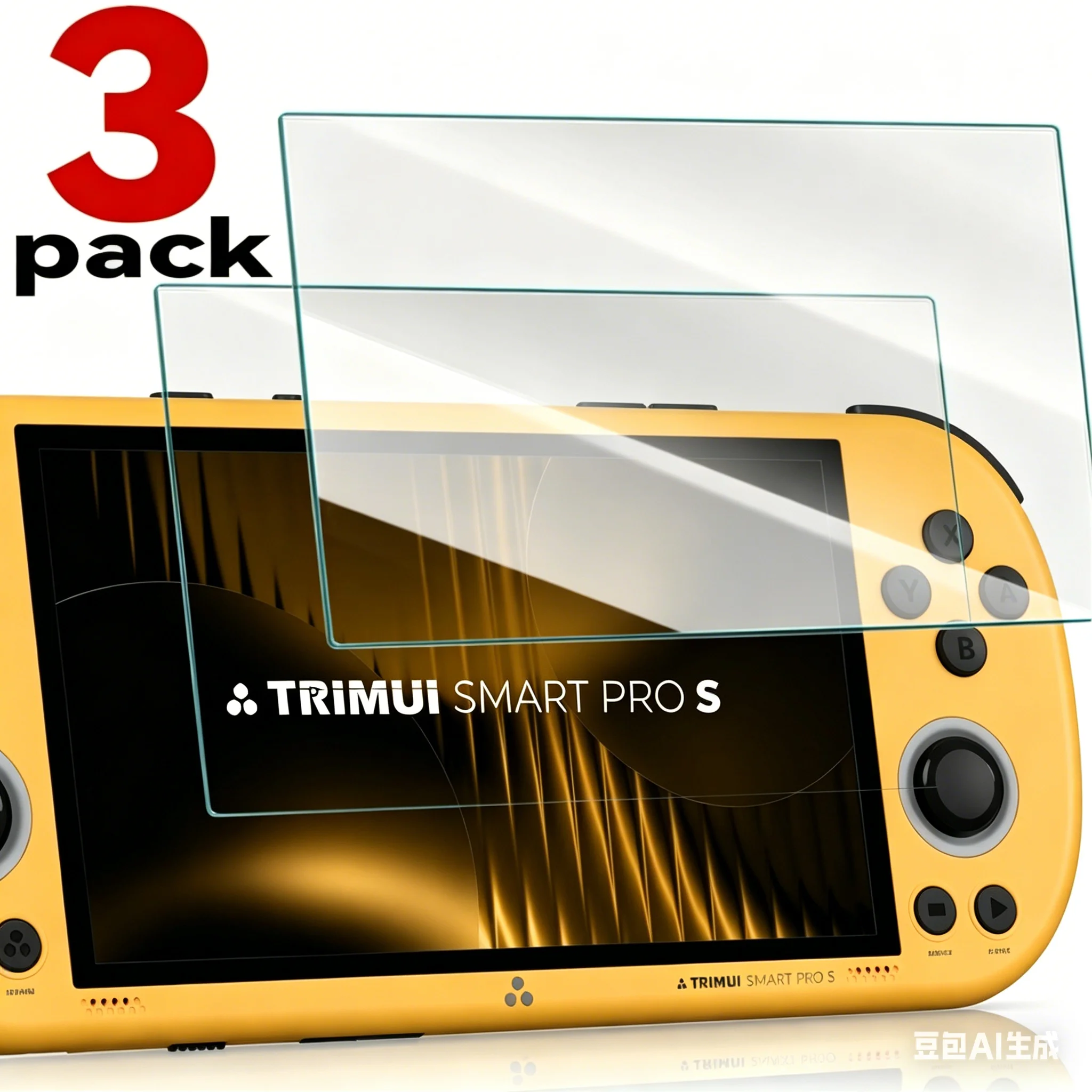 Für Trimui Smart Pro S Für TG5050 Gehärtetes Glas Displayschutzfolien Spielkonsole 9H Hochwertige Displayschutzfolie Zubehör