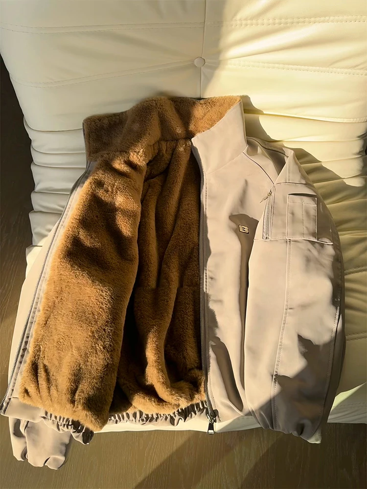 

Мужское пальто Thiened Fce Winter Jaet Sle Northeast -40 Deees, морозостойкое молодежное модное пальто-стойка Long Sve Zi...