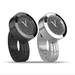 KEBIDUMEI Motorbike Bike Waterproof 22-25mm Handlebar Clock With Night Vision Light  Motorcycle Handlebar Mount Clock Watch