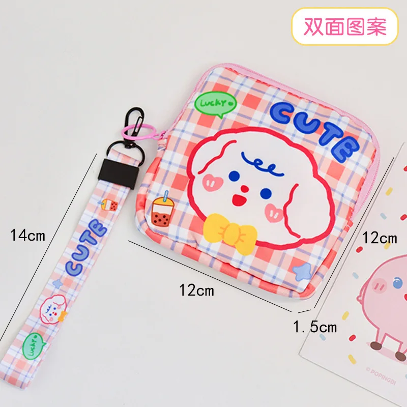 Sanitary Napkin Bag Girl Travel Mini Makeup Bags Korea Card Lipstick Earphone Storage Bag Cosmetiquera Para Maquillaje Organizer