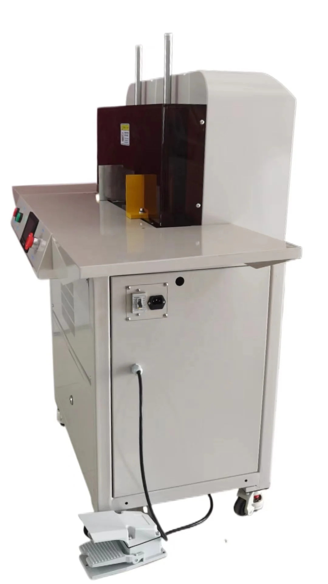 Automatic Heavy Duty New Design 2 Head Thick Paper Book Pvc Cutter Round Corner Cutting Machine with Touch Screen