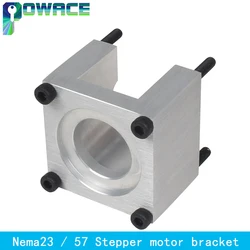Aluminum Nema23 Stepper Motor Mounting Bracket Mount Base Support Plate Holder Clamp CNC Accessories