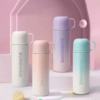 Portable Stainless Steel Insulation Cup 500ml Fashion Thermal Flask Large Capacity Water Bottle Hot Cold Drinks