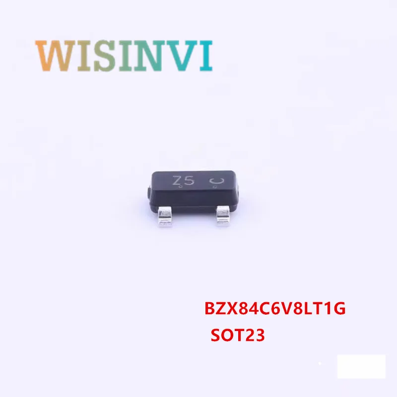 50PCS BZX84C6V2LT1G Z4 BZX84C6V8LT1G Z5 BZX84C7V5LT1G Z6 BZX84C8V2LT1G Z7 BZX84C9V1LT1G Z8 Zener Voltage Regulators SOT−23