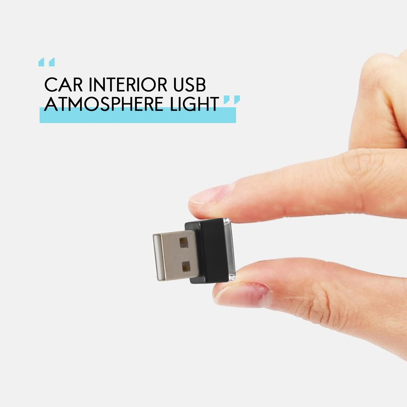 Mini Portable Mini Usb Led Car Light Car Interior Usb Atmosphere Light Plug And Play Decorative Light Emergency Lighting Pc Car