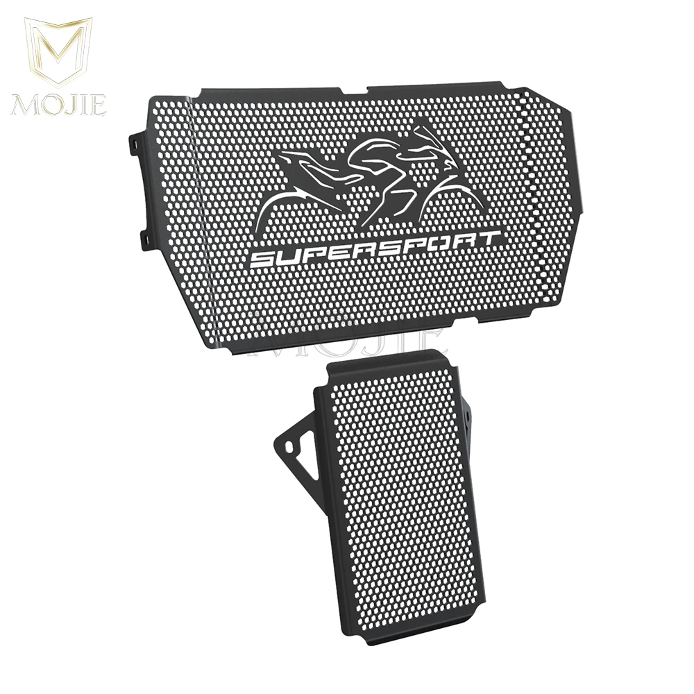 ل Ducati SuperSport SUPERSPORT S 939 939S 950 950S 2017-2023 2024 2025 2026 دراجة نارية المبرد الحرس ومجموعة حماية مبرد الزيت