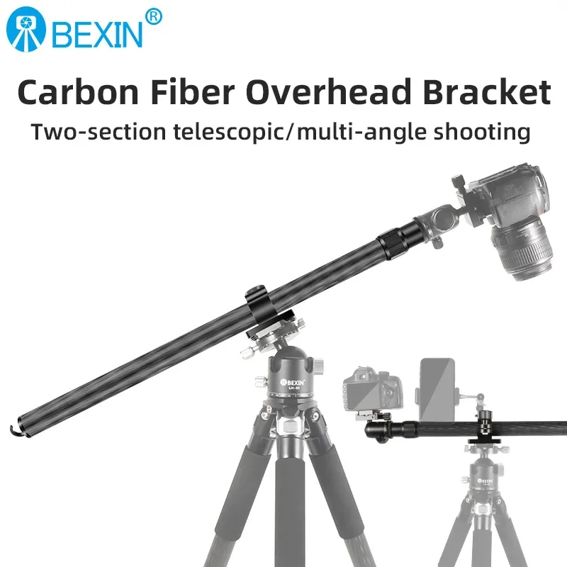 BEXIN Center Column Cross Extendable Arm Rotatable Camera holder bracket Universal professional Horizontal Tripodfor Camera