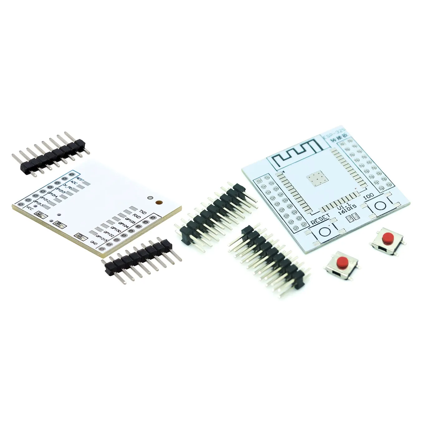 10PCS ESP8266 serial WIFI module Adapter plate ESP-07 ESP-08  ESP-12 applies