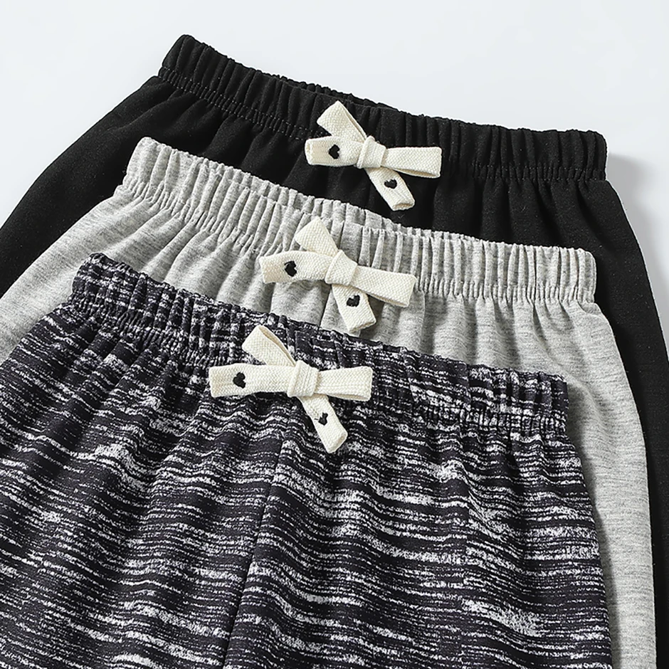 Herbst- und Winter-Kinderhose mit Kordelzug, dekorative Jogginghose für Jungen und Mädchen, Sporthose mit elastischem Bund, lässige Outdoor-Hose – Detail 4