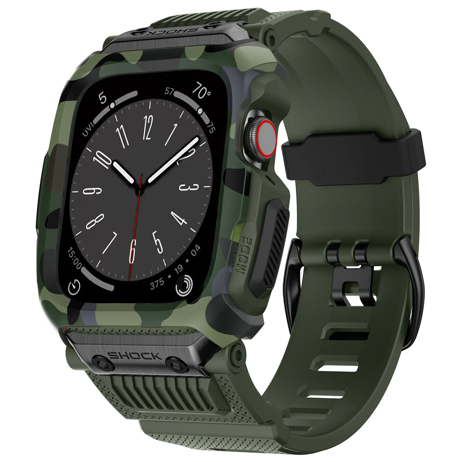 For Apple Star camouflage protective case for Apple integrated watch band watch case