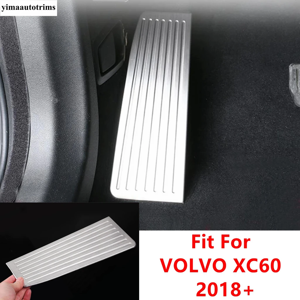 

Car Rest Foot Pedal Plate Footrest Panel Decoration Cover Trim For VOLVO XC60 2018 - 2024 Stainless Steel Interior Accessories