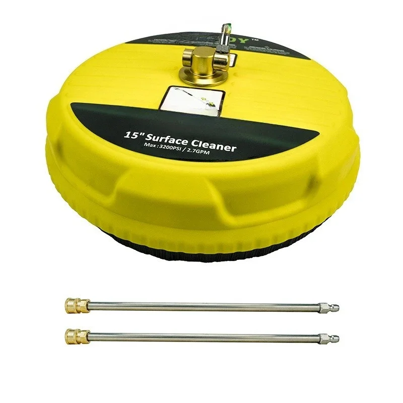 Multi-color washing site square pavement 15-inch round high pressure washer 1/4 quick plug washer