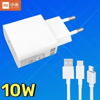 XiaoMi 10W USB Charger 5V2A EU Plug Micro Usb / Type C Cable For Mi 6 8 4 Redmi 8 6A 7A 5A 4X 5 4 4a plus Note 7 6 pro A1 A2 A3