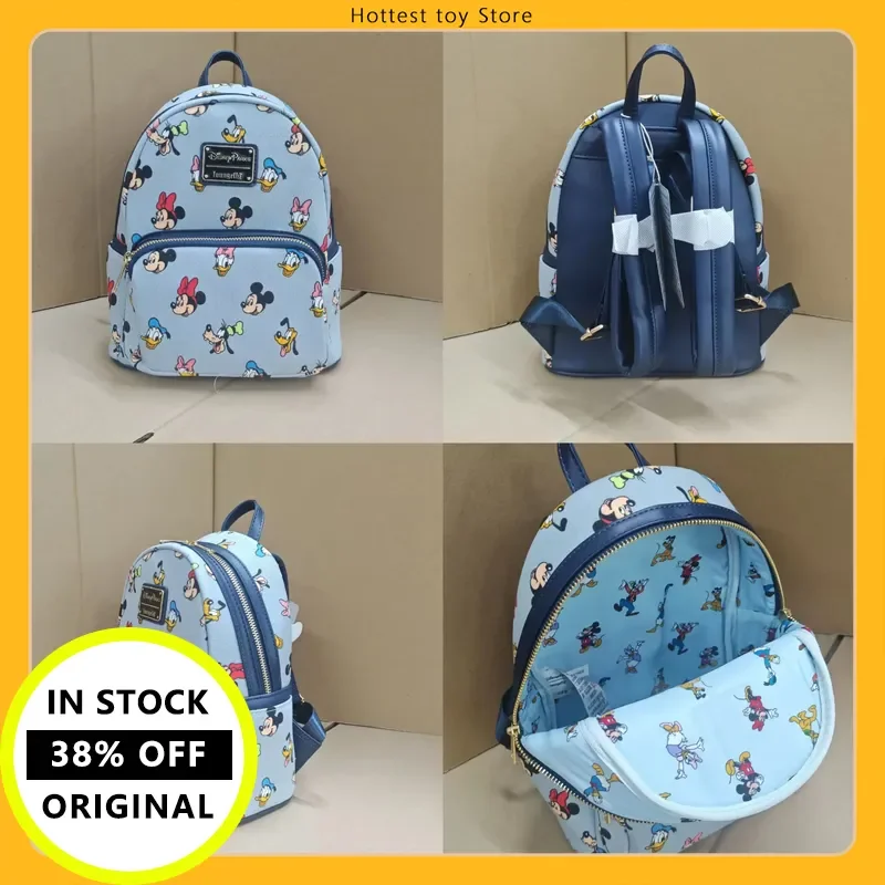 

Stock Minnie Mickey DONALD DUCK Mini Backpack Elementary School Backpack Girl Shoulder Bag Outdoor Leisure Bag Girl Xmas Gift