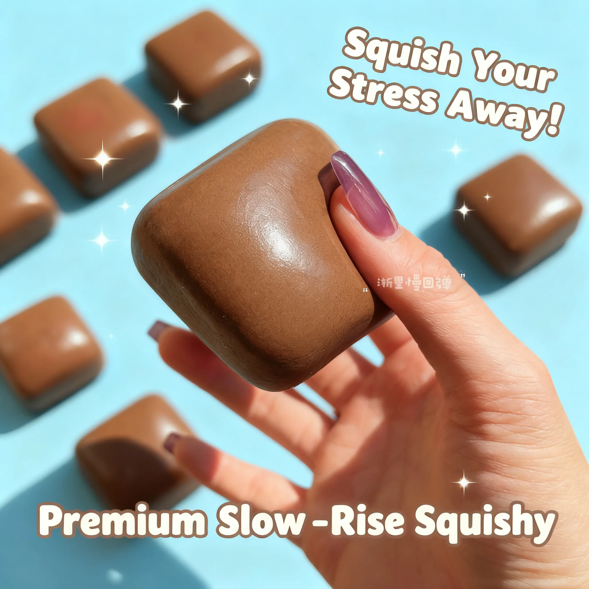 

Super Soft Mini Toast Bread Squishy Slow Rising Fake Food Stress Relief Toy for Kids