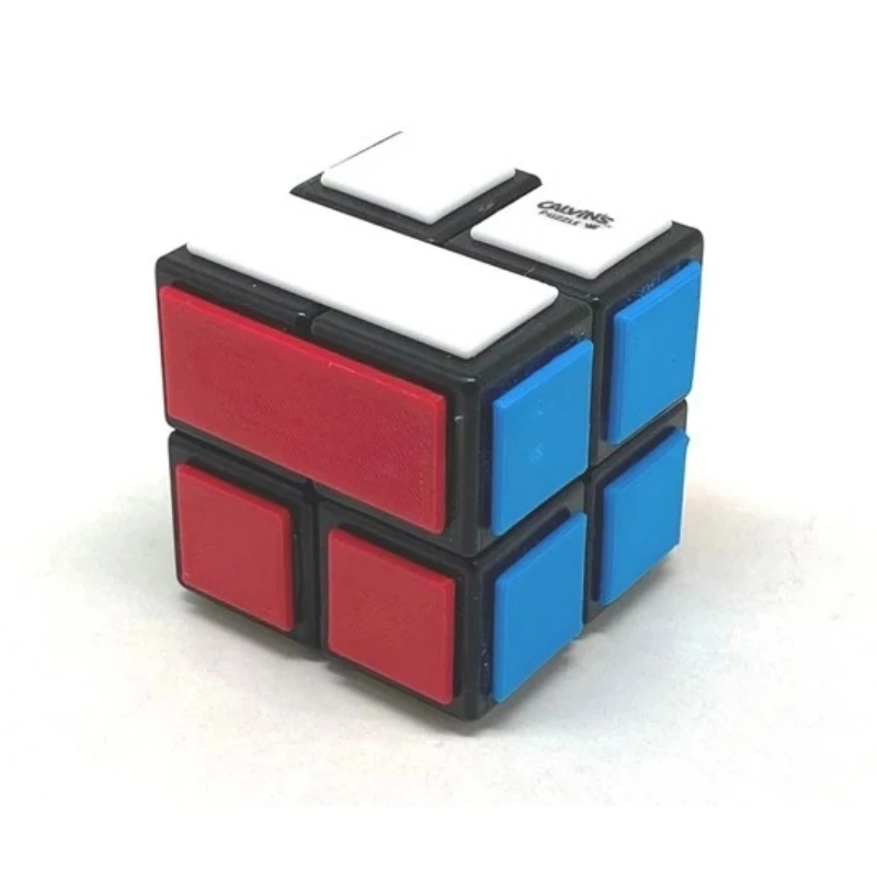 Calvin's Puzzle 4x4 Cube Junior Pocket Bandaged 2x2x2 4x4x4 Black Body Magic Cube Children's Educational Toy Games and Puzzles