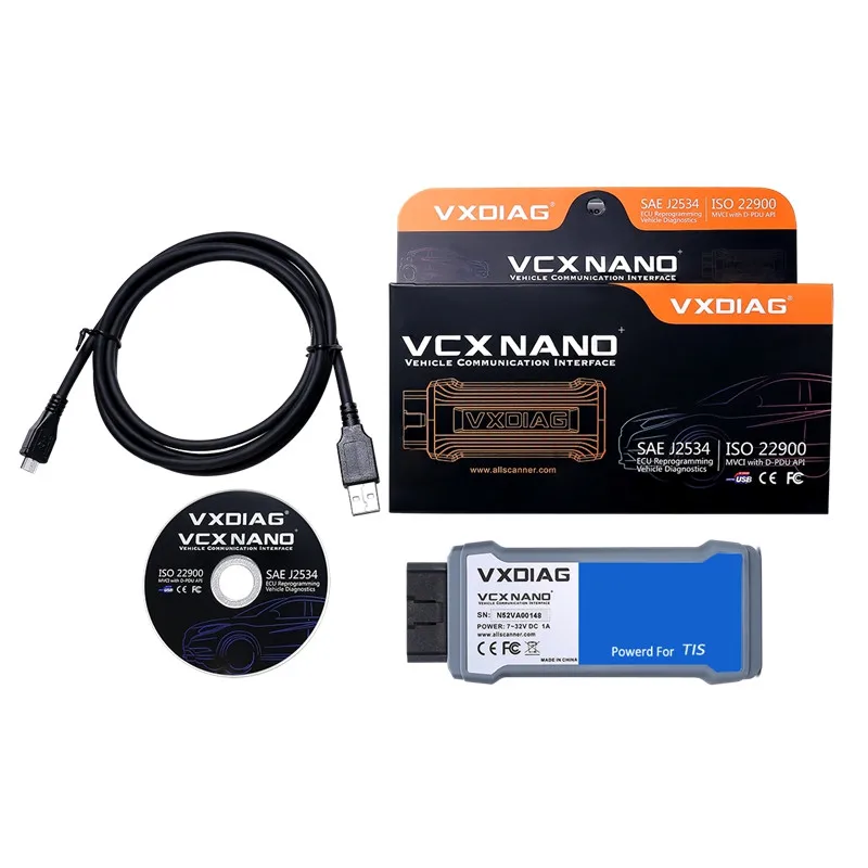 VXDIAG NANO Diagnostic Tool for Toyota TIS Powered V13.00.022 USB Or WIFI for Toyota Techstream Programming Car Scanner Tool view 5