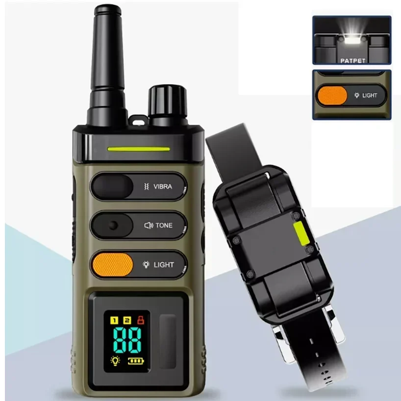 JANPET 1 Mile Remote Dog Training Collar Hunting Pet Trainer Correction Collar Waterproof Rechargeable for Medium, Large Dogs