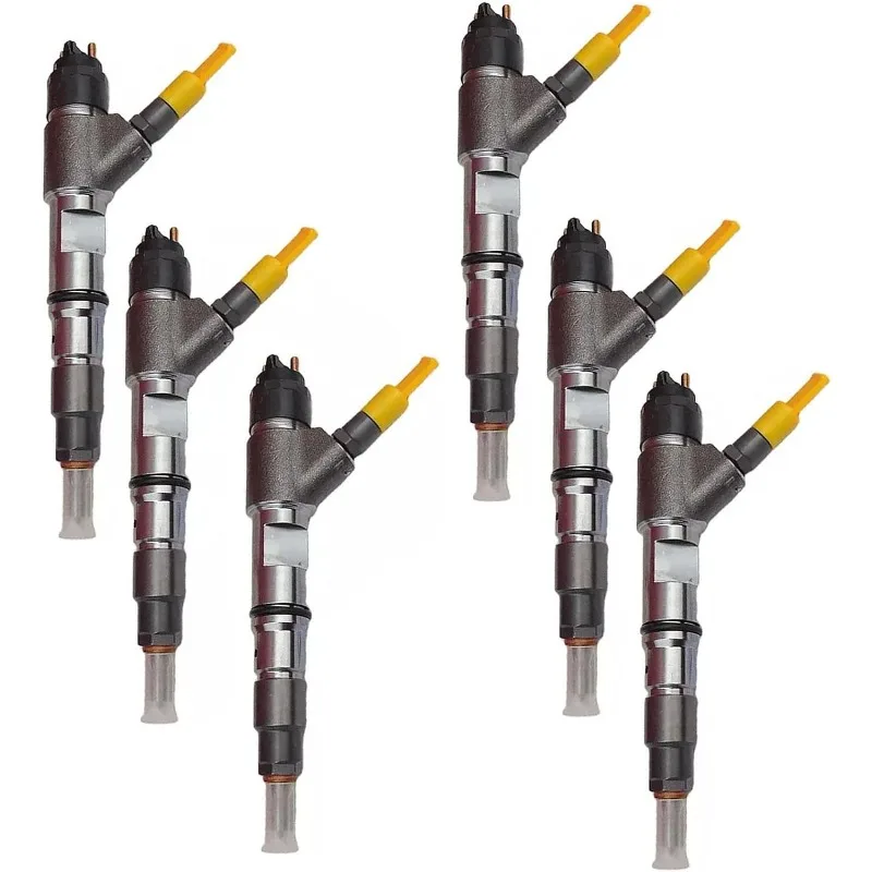 6pcs Fuel Injector 5264272 2P0130201A For Foton Cummins ISF3.8 Engine 0445120297