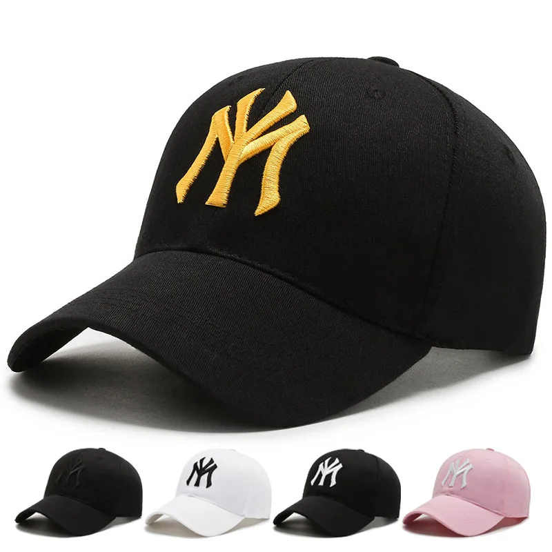 Fashion hip-hop New York 3D embroidered baseball cap cotton MY dad hat letters Snapback Summer Sun