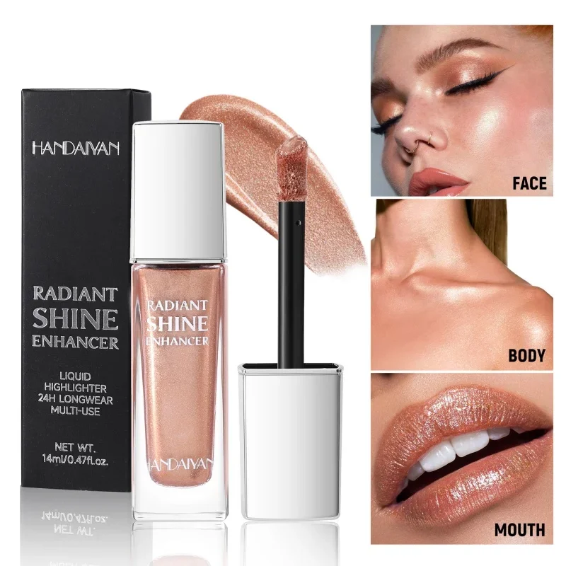 Face Liquid Highlighter Bronzer Contouring Cream Highlight Shine High Lighter Illuminator Easy To Apply Makeup