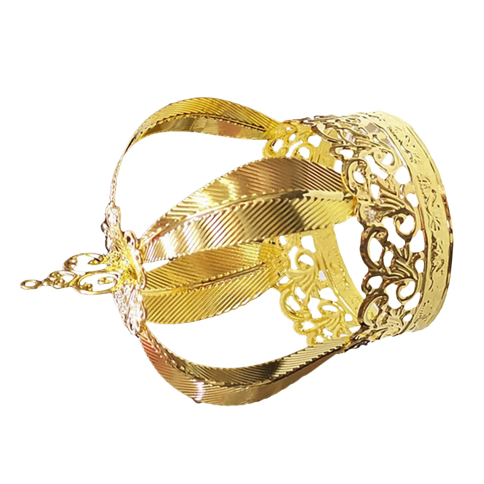 1Pcs Golden Crown Birthday Cake Decoration Eco-Friendly Iron Party Ornament Headwear Accessories Photo Props Gifts
